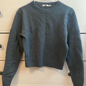 Green Wool Crewneck Sweater